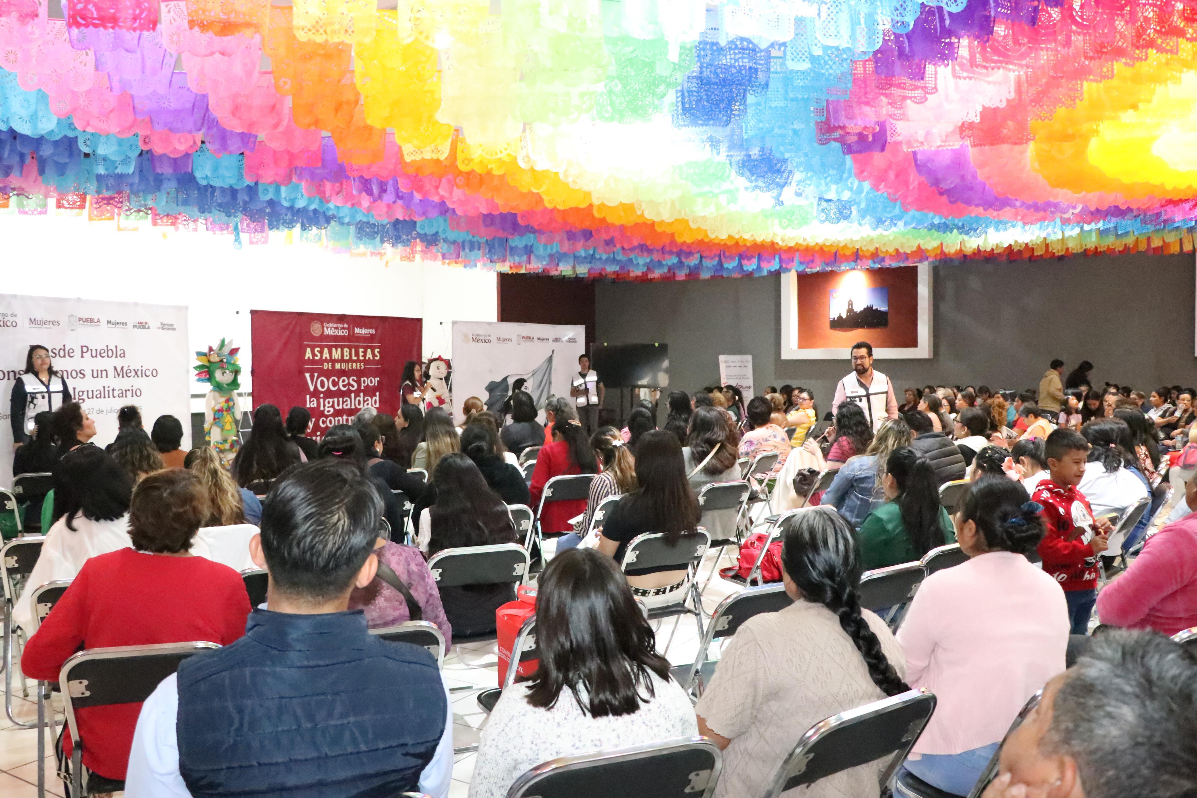 Más de 9 mil mujeres participaron en 31 asambleas en Puebla