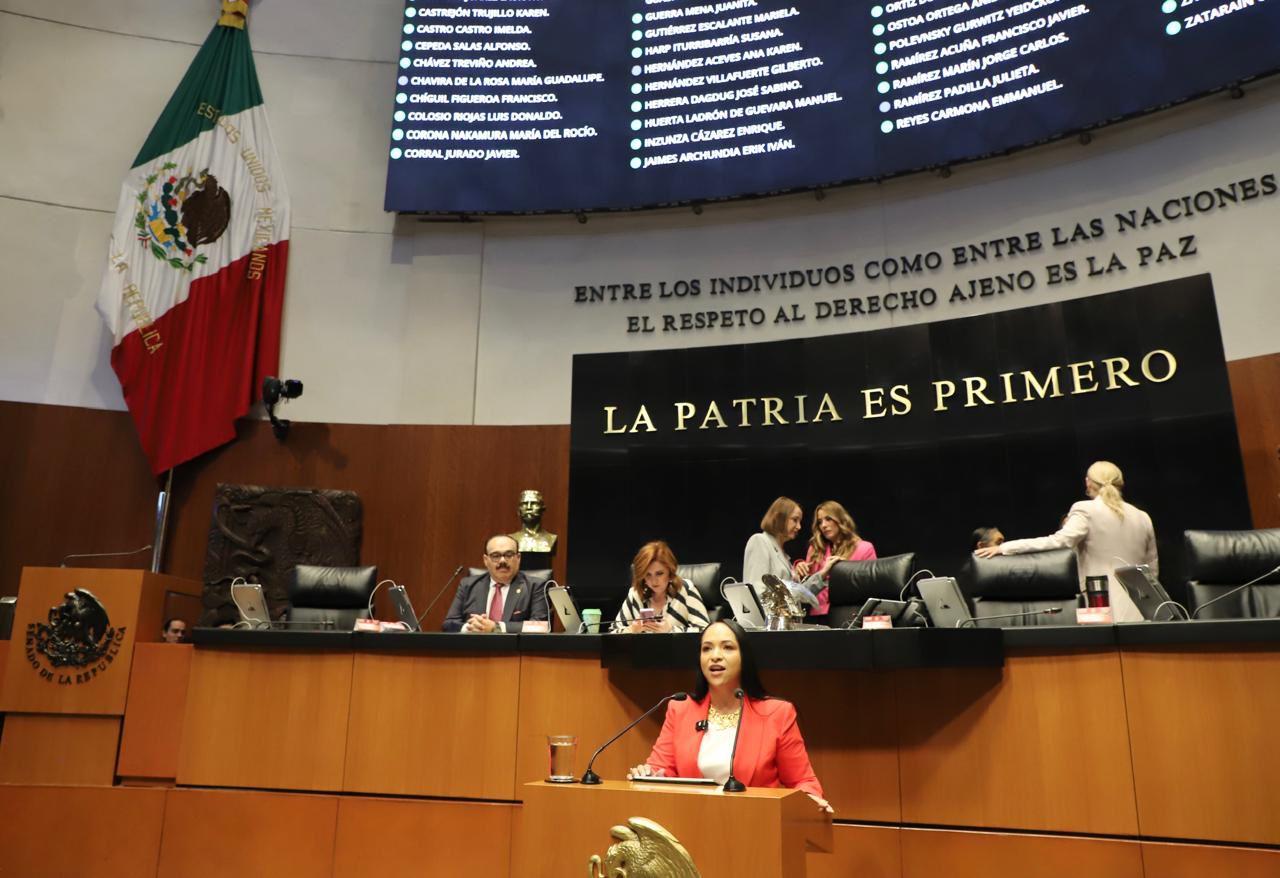 Liz Sánchez llama a la unidad nacional y anuncia donativo de senadores en apoyo a damnificados por lluvias