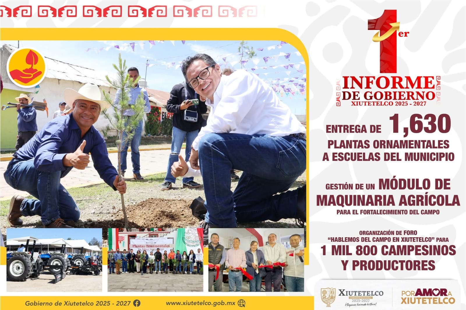 Obras, campo y bienestar: Baltazar Narciso impulsa la transformación de Xiutetelco