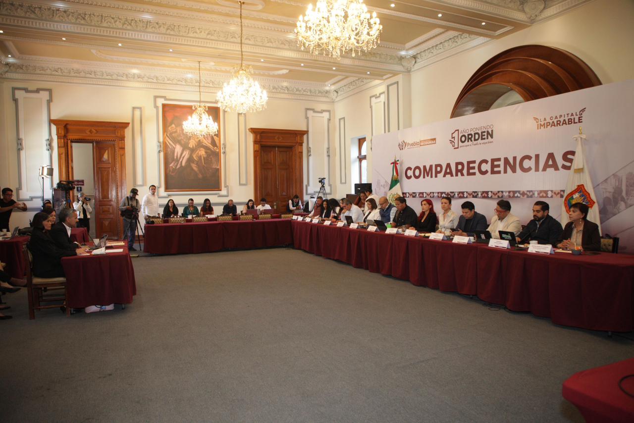 Gobierno de Puebla capital moderniza alumbrado y recupera espacios públicos, reporta Servicios Públicos al Cabildo