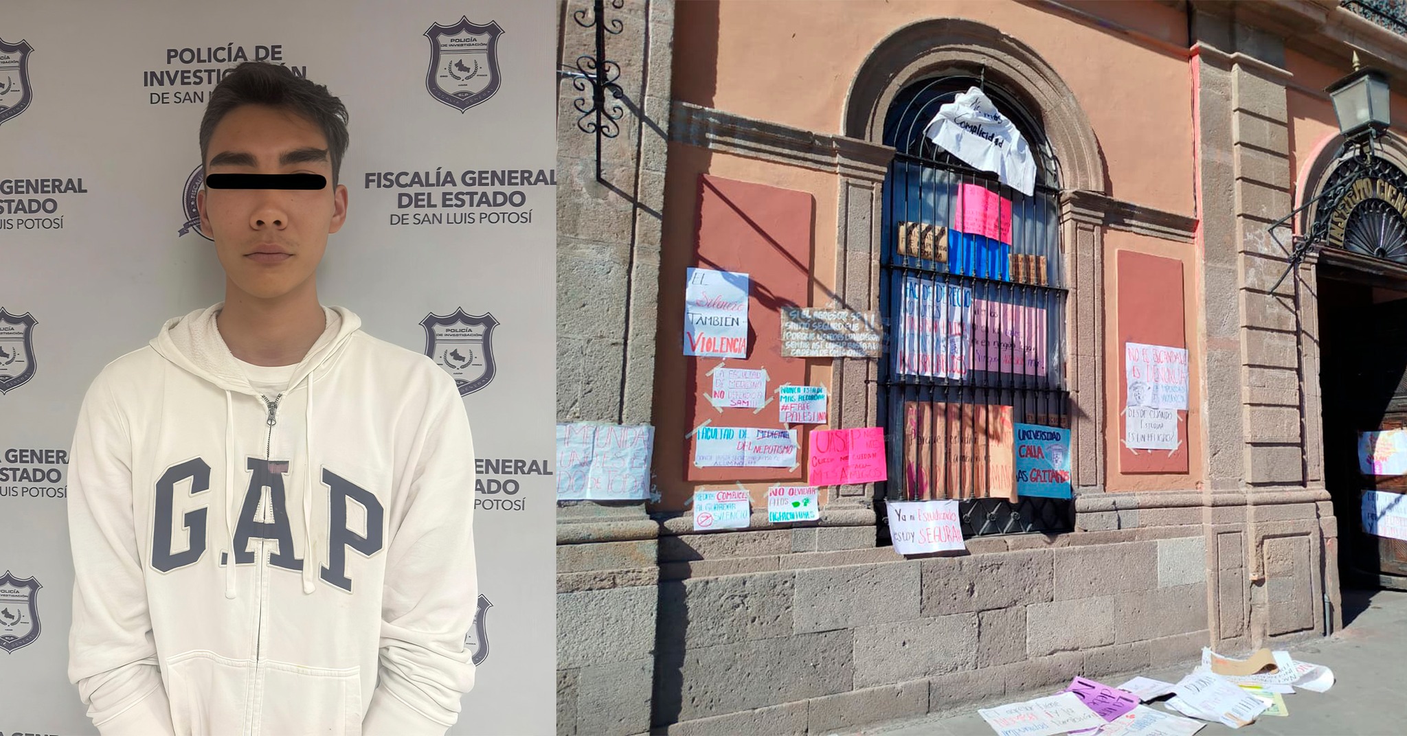 Dictan prisión preventiva a presunto implicado en agresión sexual dentro de la UASLP