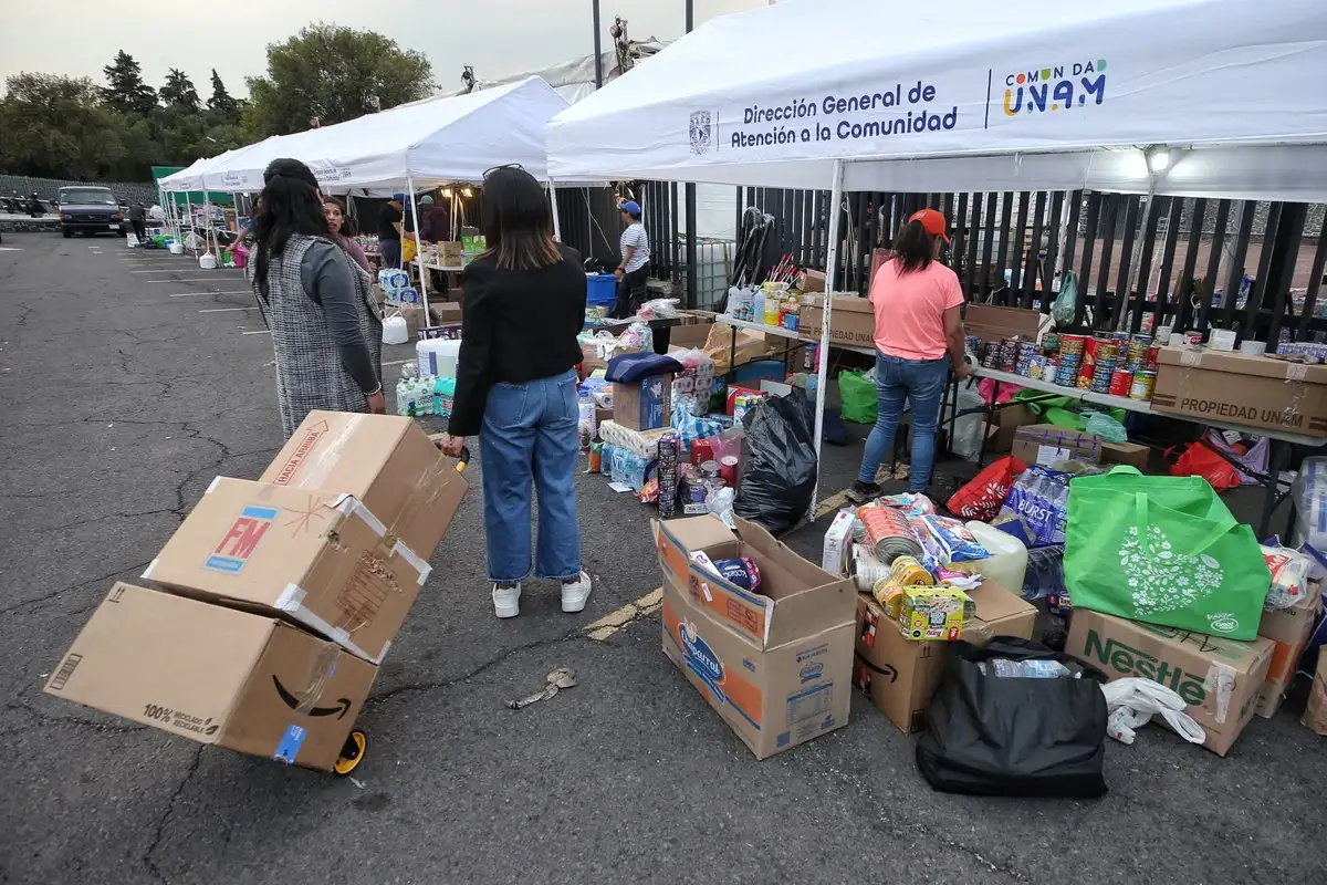UNAM envía 60 toneladas de ayuda humanitaria a Puebla; suma más de 160 en apoyo a damnificados por lluvias