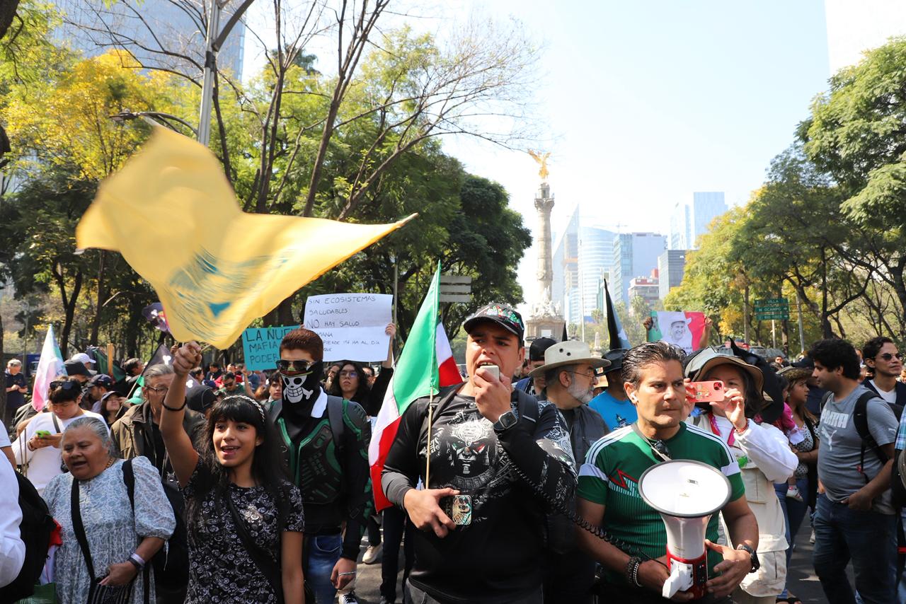 Segunda marcha de la “Generación Z” queda desdibujada entre baja convocatoria y el desfile del 20 de Noviembre