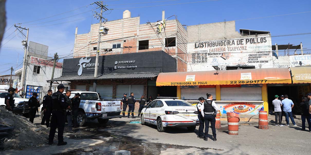 Homicidio en pollería de la Central de Abastos apunta a narcomenudeo y cobro de piso