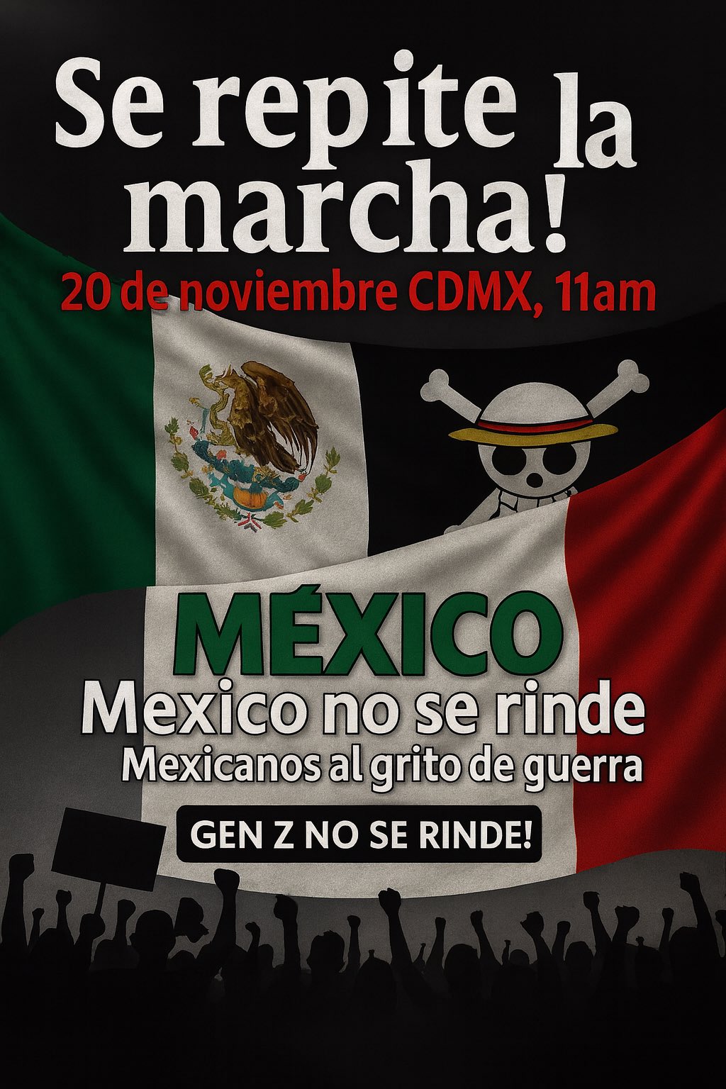Generación Z volverá a las calles; convocan nueva marcha este 20 de noviembre