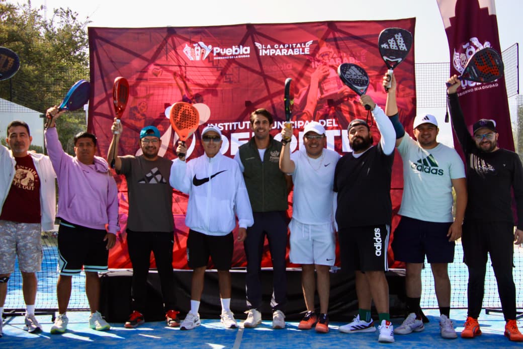 Primer Torneo Municipal de Pádel 2025 reúne a 34 jugadores en la Laguna de Chapulco