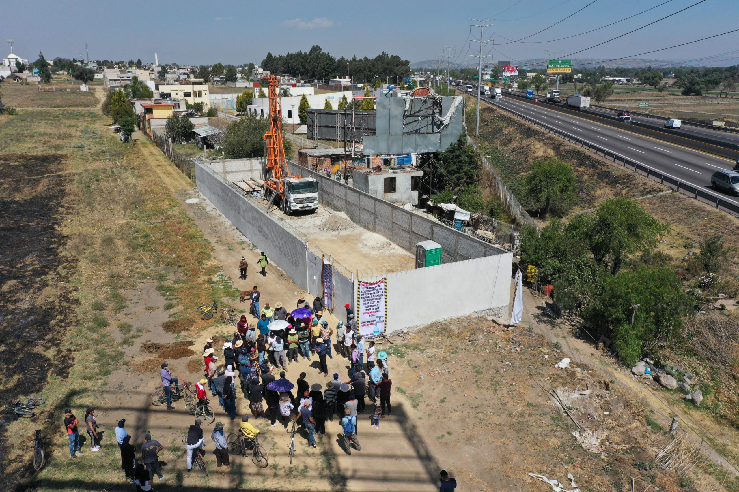 Tribunal ordena frenar obras de pozos en Xoxtla ante denuncias por extracción ilegal de agua