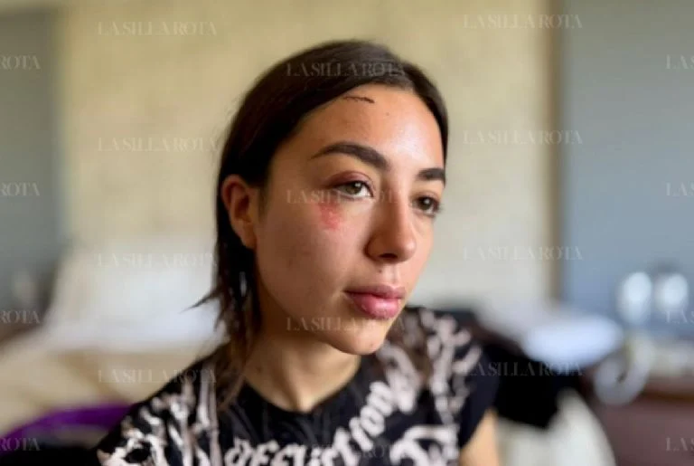 Rechazan video de detención de Daniela Toussaint en marcha Generación Z por “posible IA”: activista acusa brutalidad policial