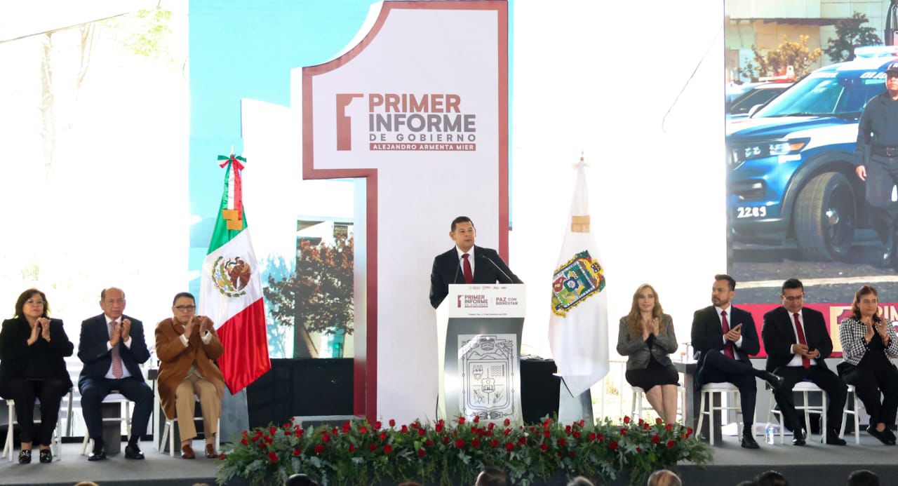 Armenta presume ahorro millonario y expansión social en su Primer Informe de Gobierno