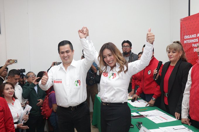 Xitlalic Ceja y Lorenzo Rivera a la cabeza del PRI en Puebla