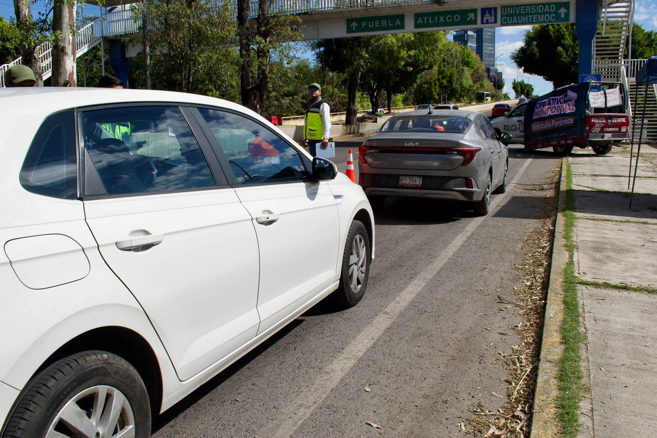 Operativo Monitor Vial deja 120 sanciones por exceso de velocidad en Puebla