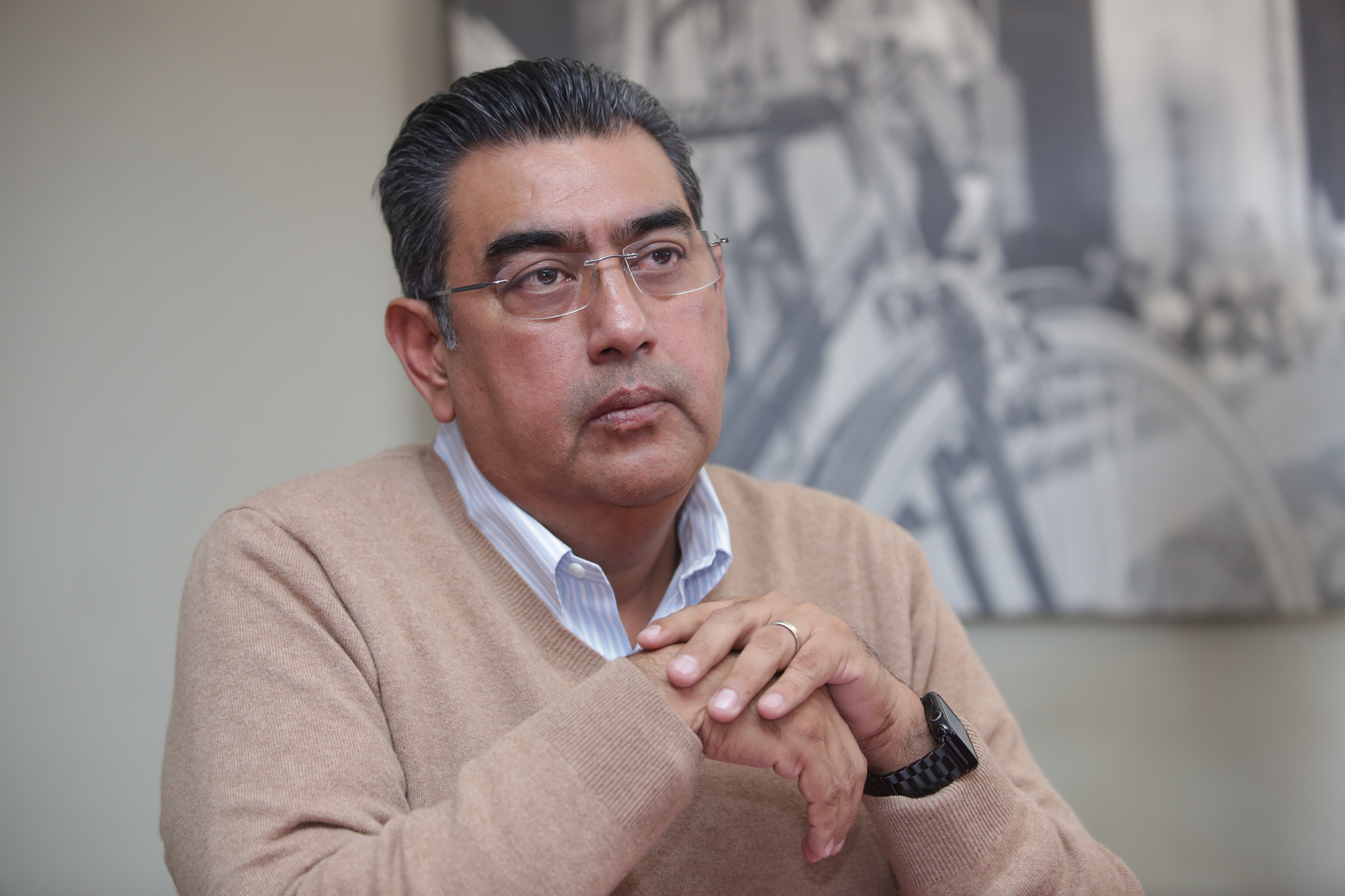 SSP aclara: Sergio Salomón cuenta con 4 escoltas, no 16