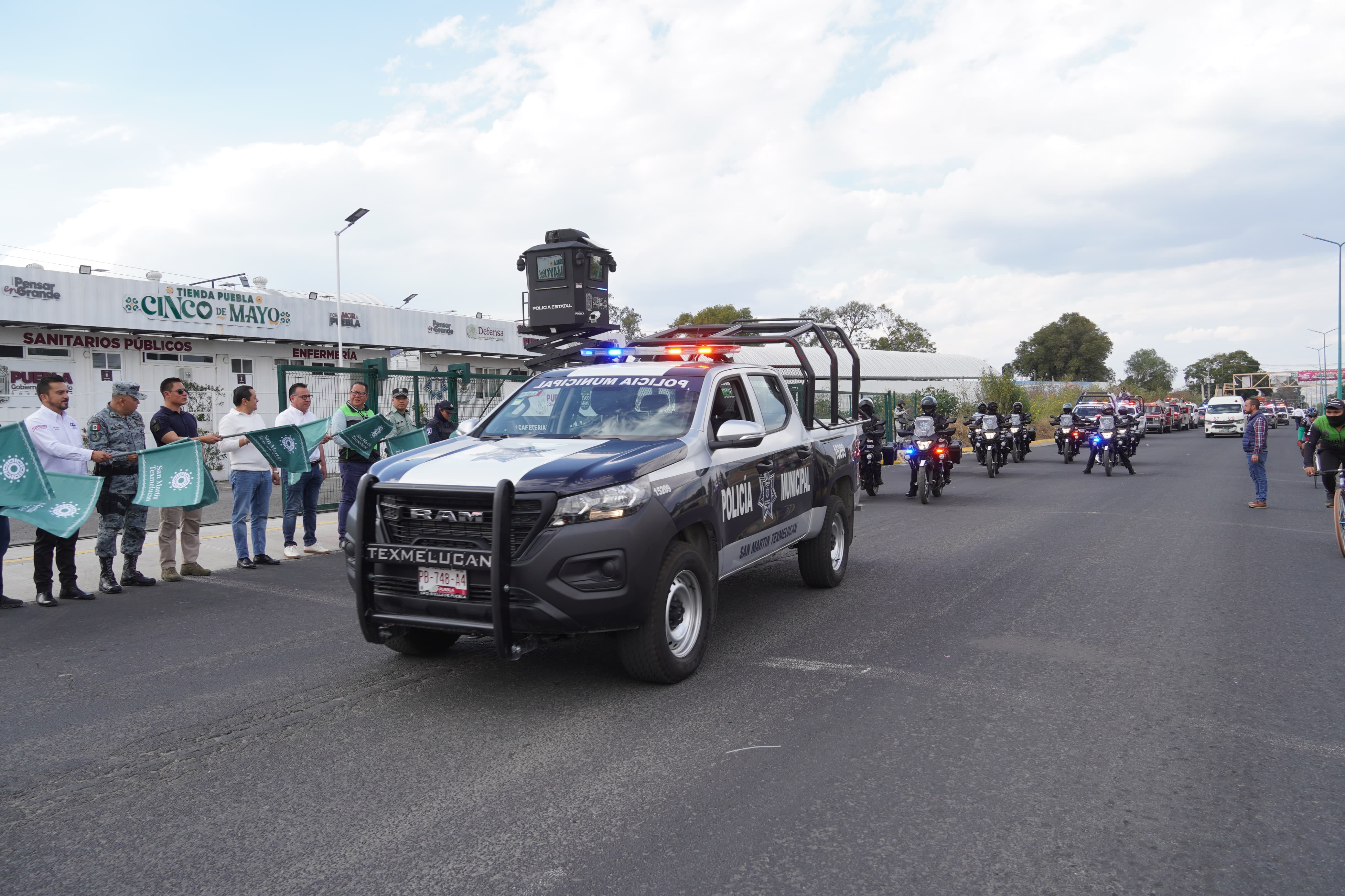 Texmelucan refuerza seguridad con operativo especial por fiestas decembrinas