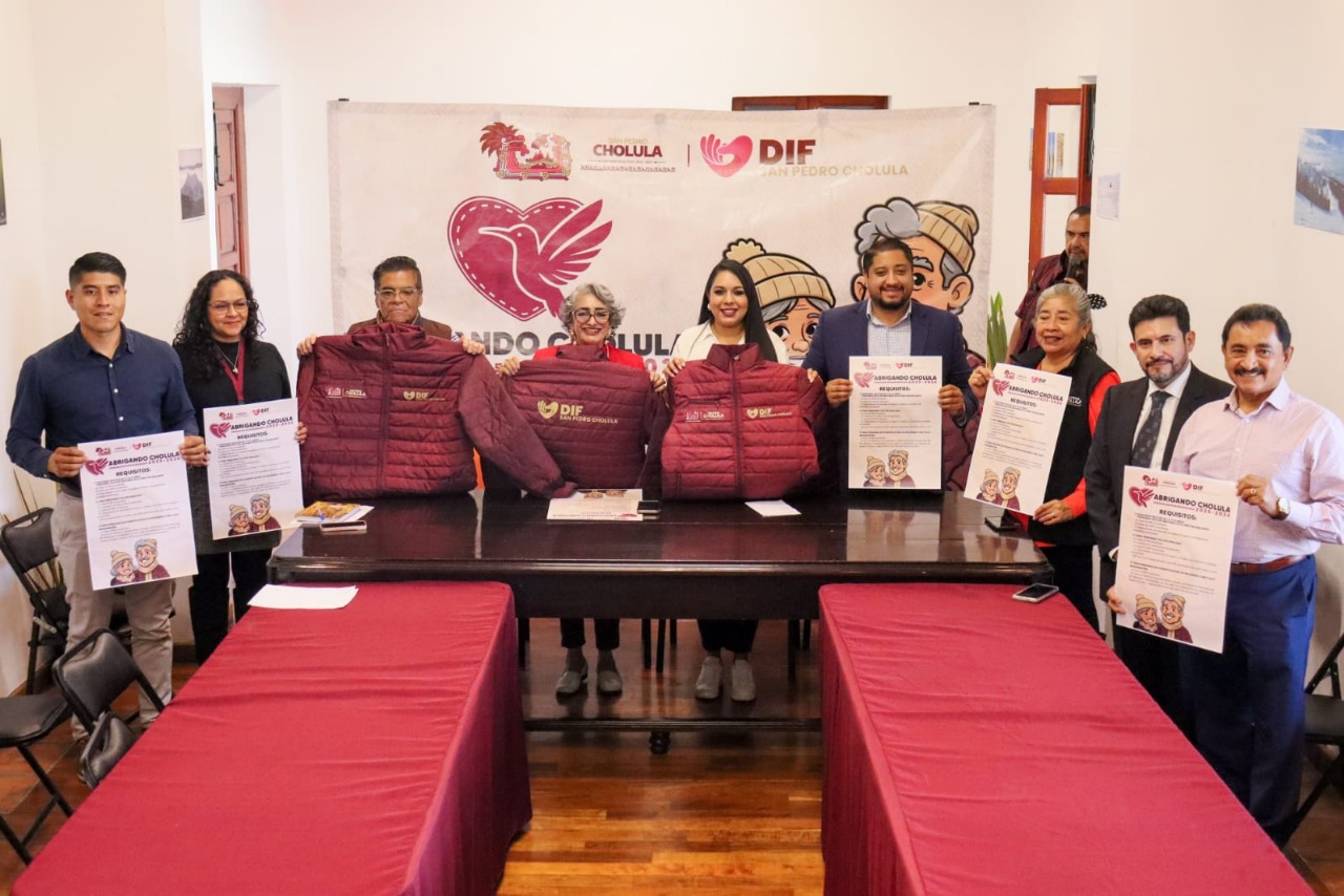San Pedro Cholula lanza la segunda edición de “Abrigando Cholula” y anuncia actividades navideñas