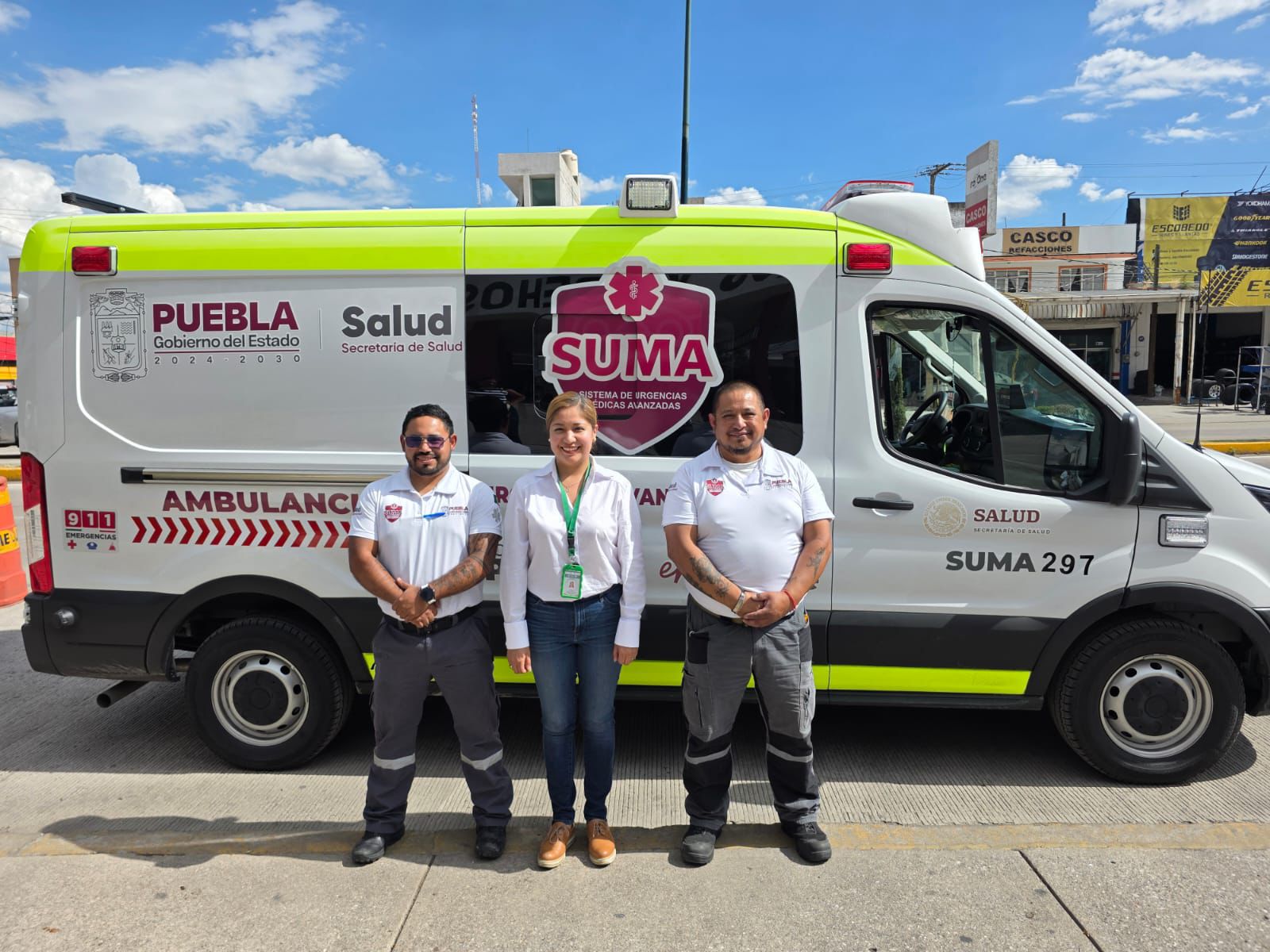 Texmelucan suma nueva ambulancia para reforzar la atención de emergencias médicas