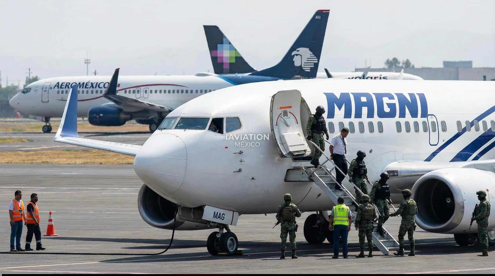 AFAC investiga incidente en vuelo de Magnicharters en el AICM tras cancelación y retención de aeronave