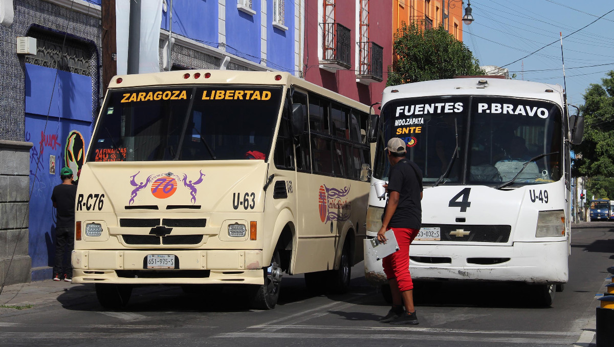 Reemplacamiento de transporte público en Puebla será del 2 al 31 de enero