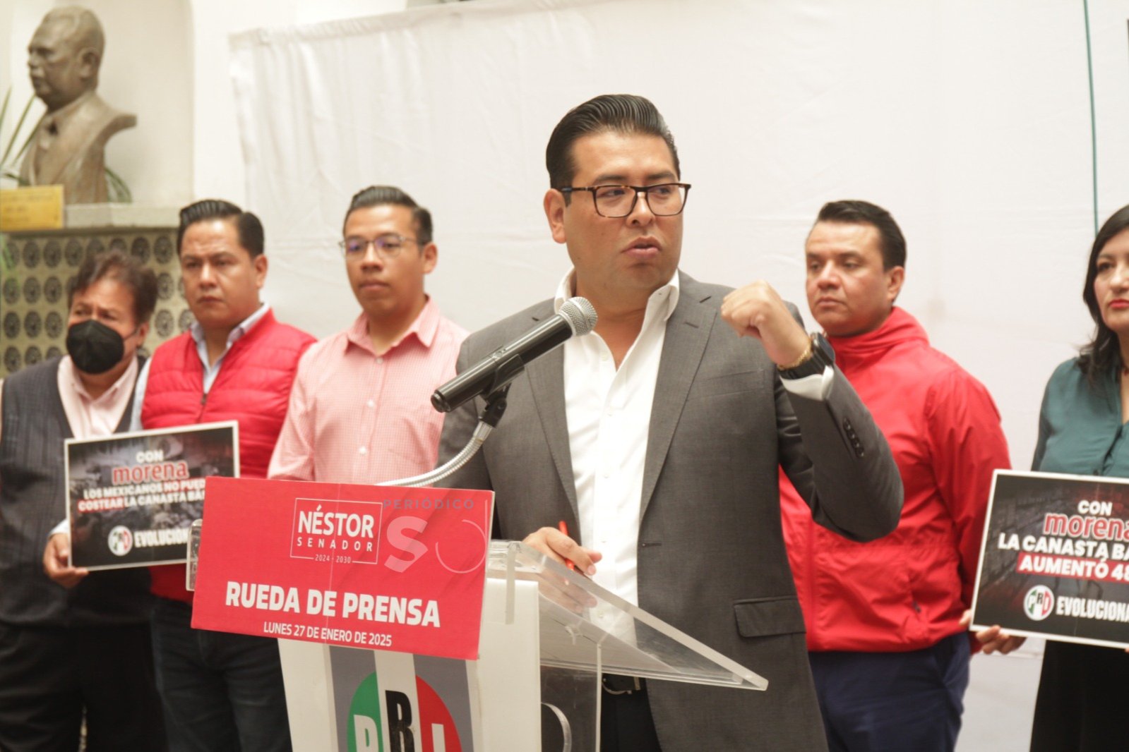 PRI Puebla revisará finanzas de Néstor Camarillo tras su salida a MC