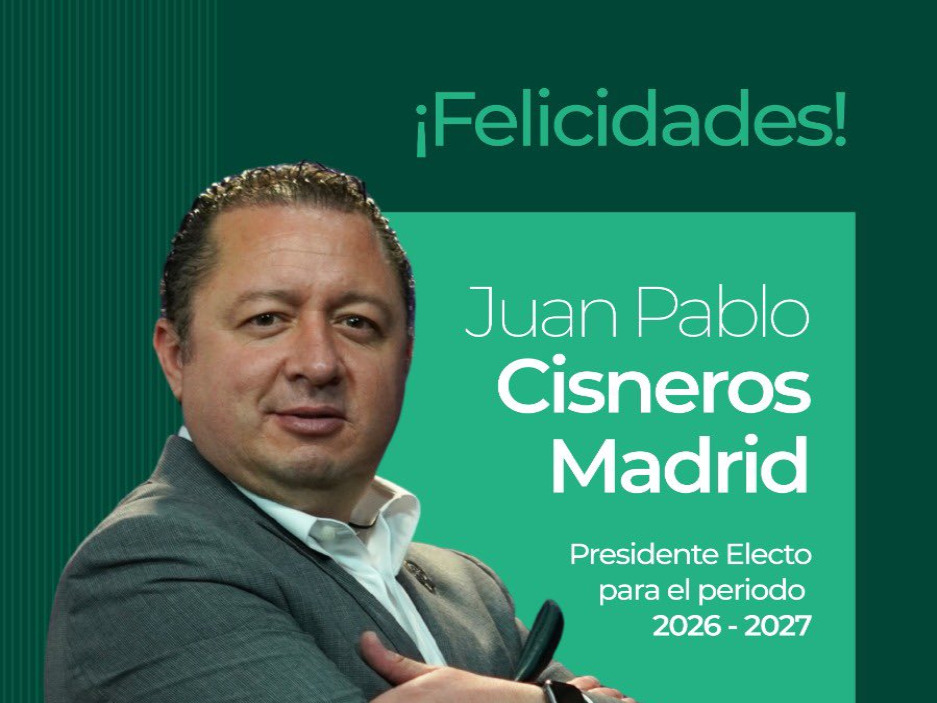 Juan Pablo Cisneros Madrid tomará la presidencia del CCE Puebla