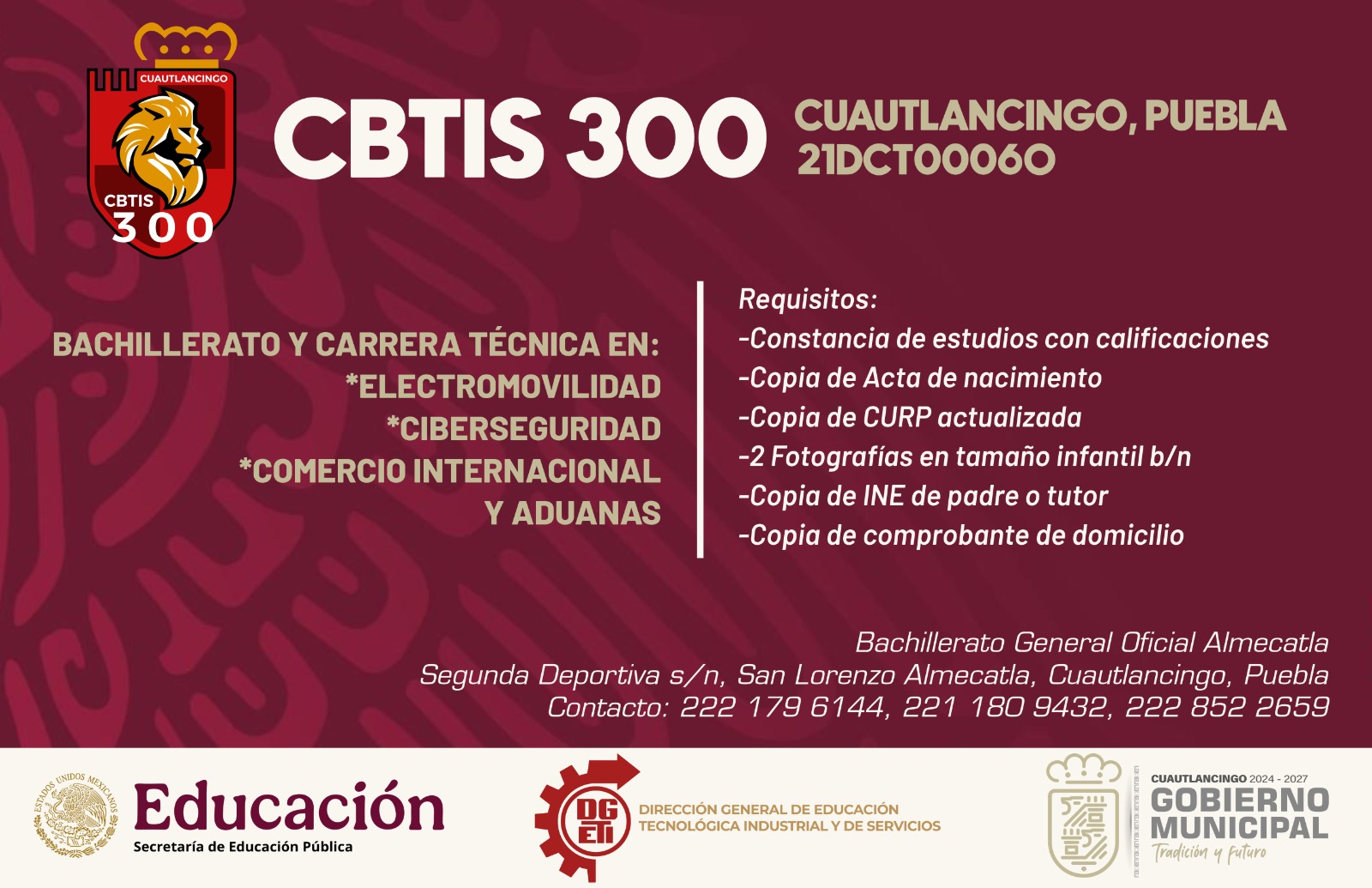 Puebla amplía la educación media superior en 2026 con nuevos planteles y ampliaciones