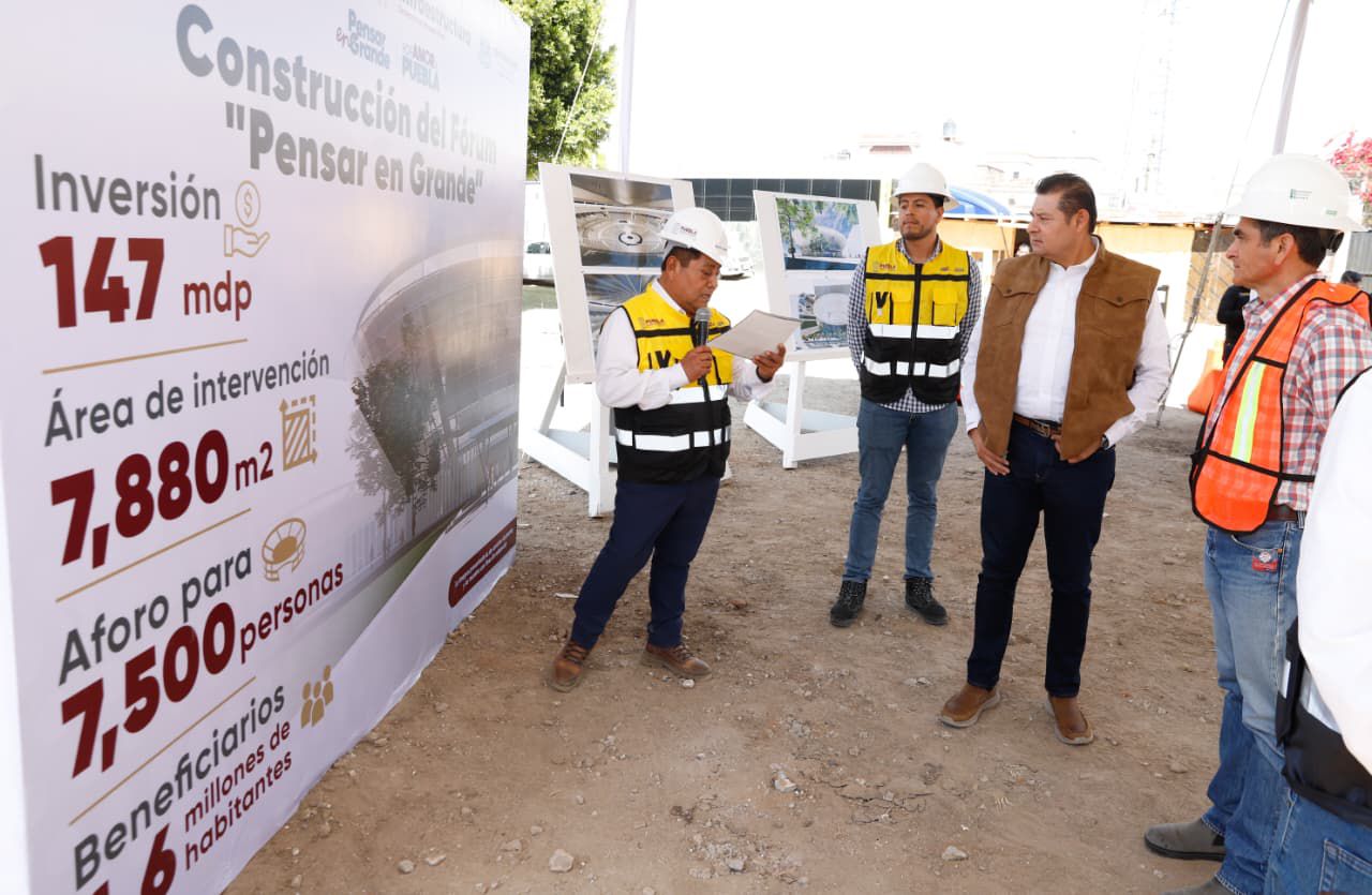 Avanza construcción del Forum Pensar en Grande bajo lineamientos del INAH