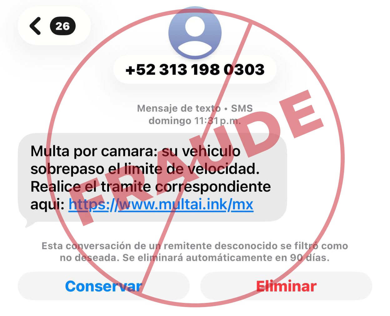 ¡Cuidado! Alertan por nueva estafa de \"fotomultas\" vía SMS en Puebla