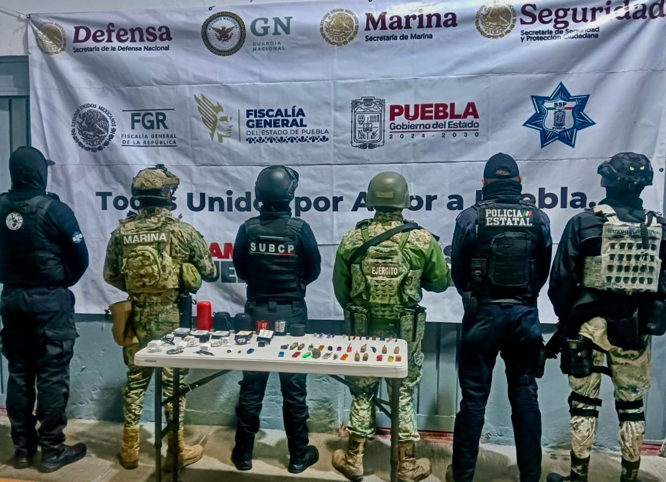 Fuga en penal de Cholula desata operativo: hallan armas y analizan mando estatal