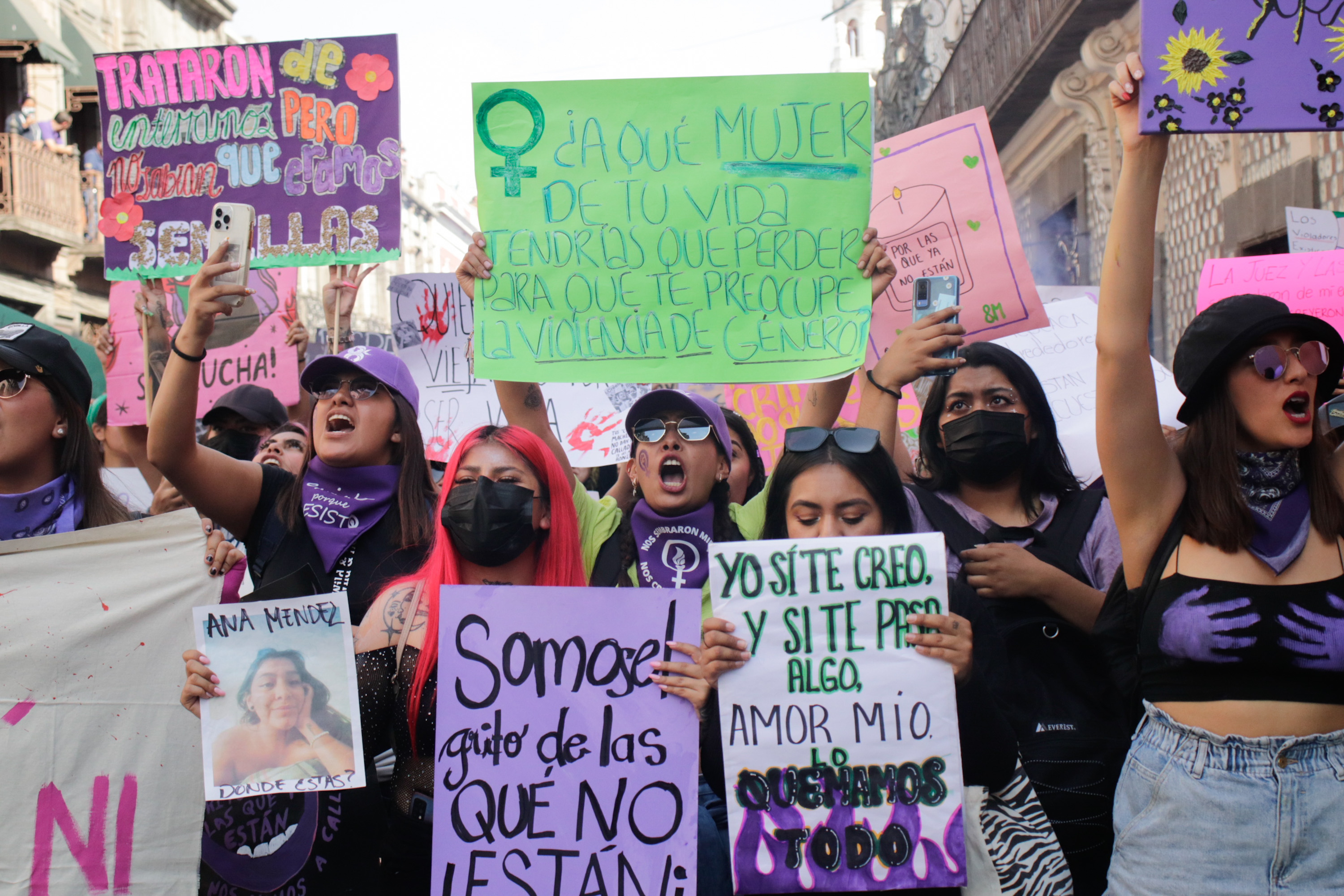 8M en Puebla: Armenta garantiza blindaje contra grupos de choque y respeto total a las marchas feministas