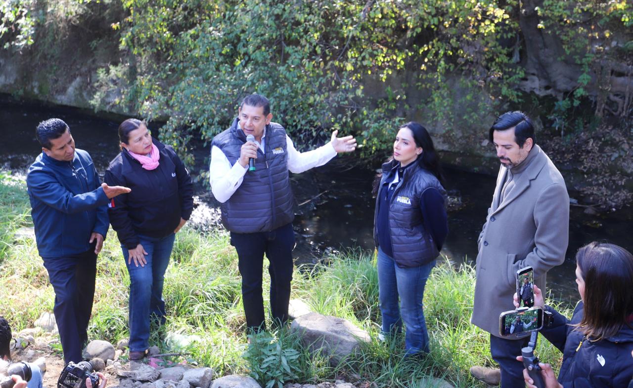 Transformarán la Ex Hacienda de Chautla en un parque lineal para acompañar el rescate del Atoyac