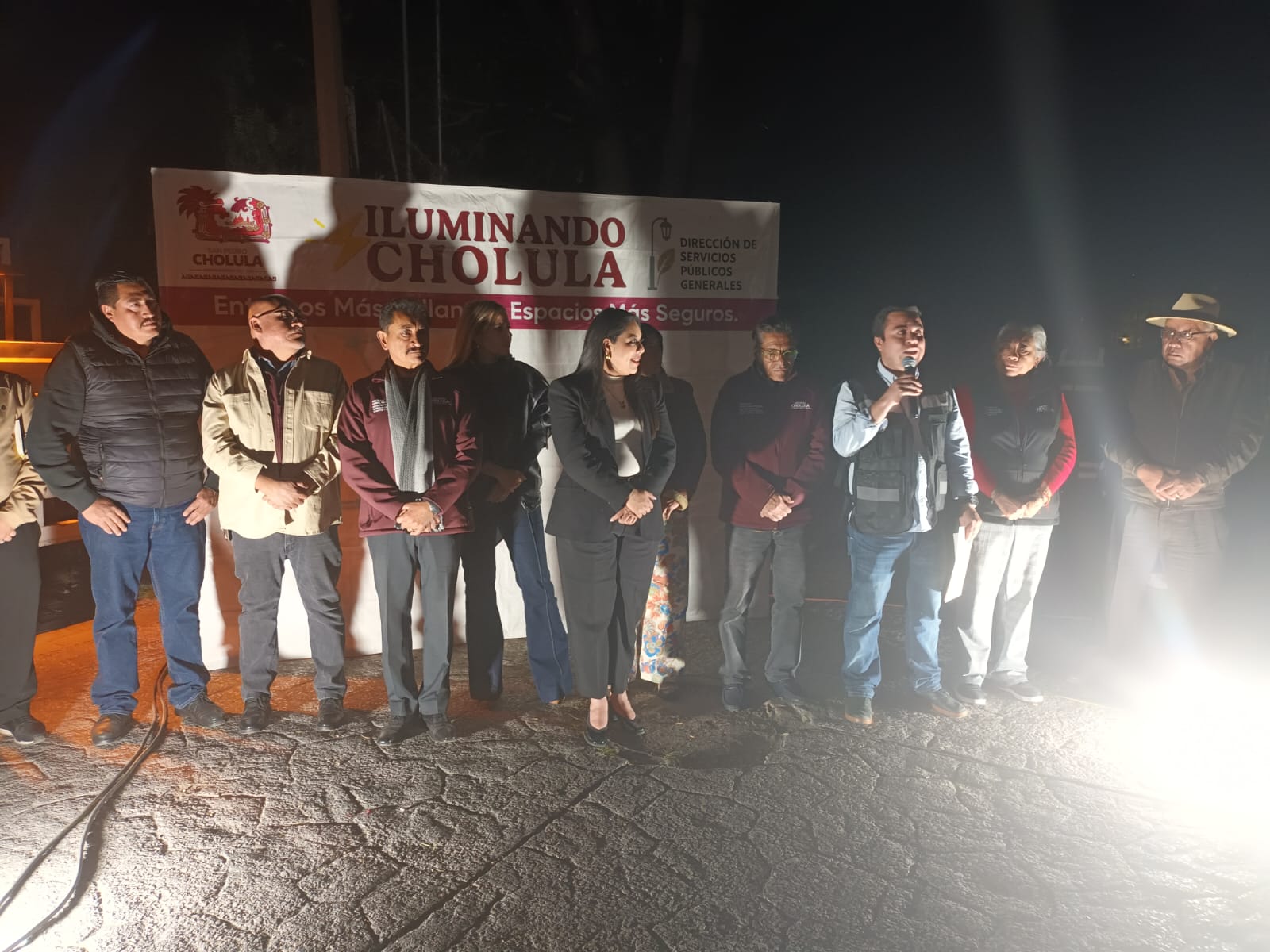 Tonantzin Fernández entrega “Senderos Seguros” en inmediaciones de la Zona Arqueológica