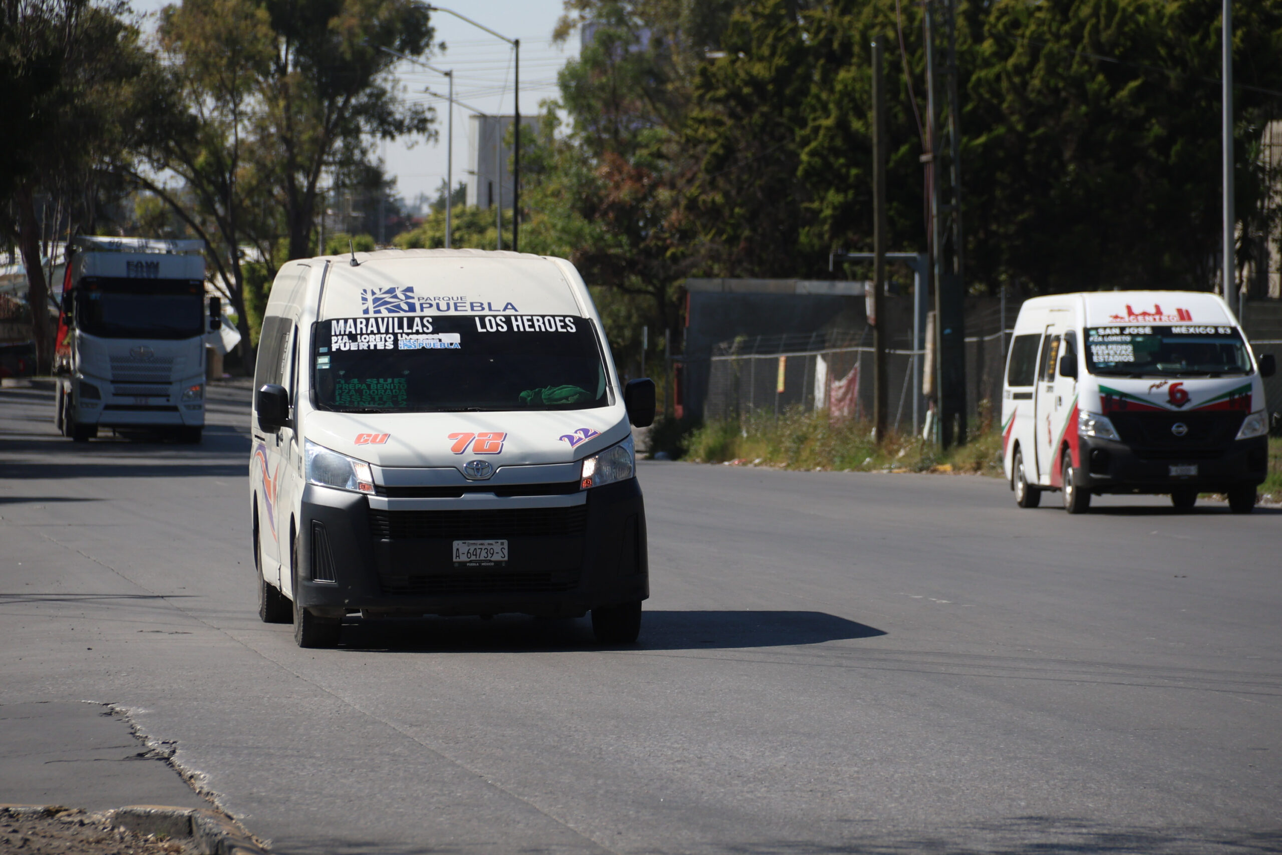 'Paro' parcial en rutas poblanas; transporte público en Puebla opera con menos unidades