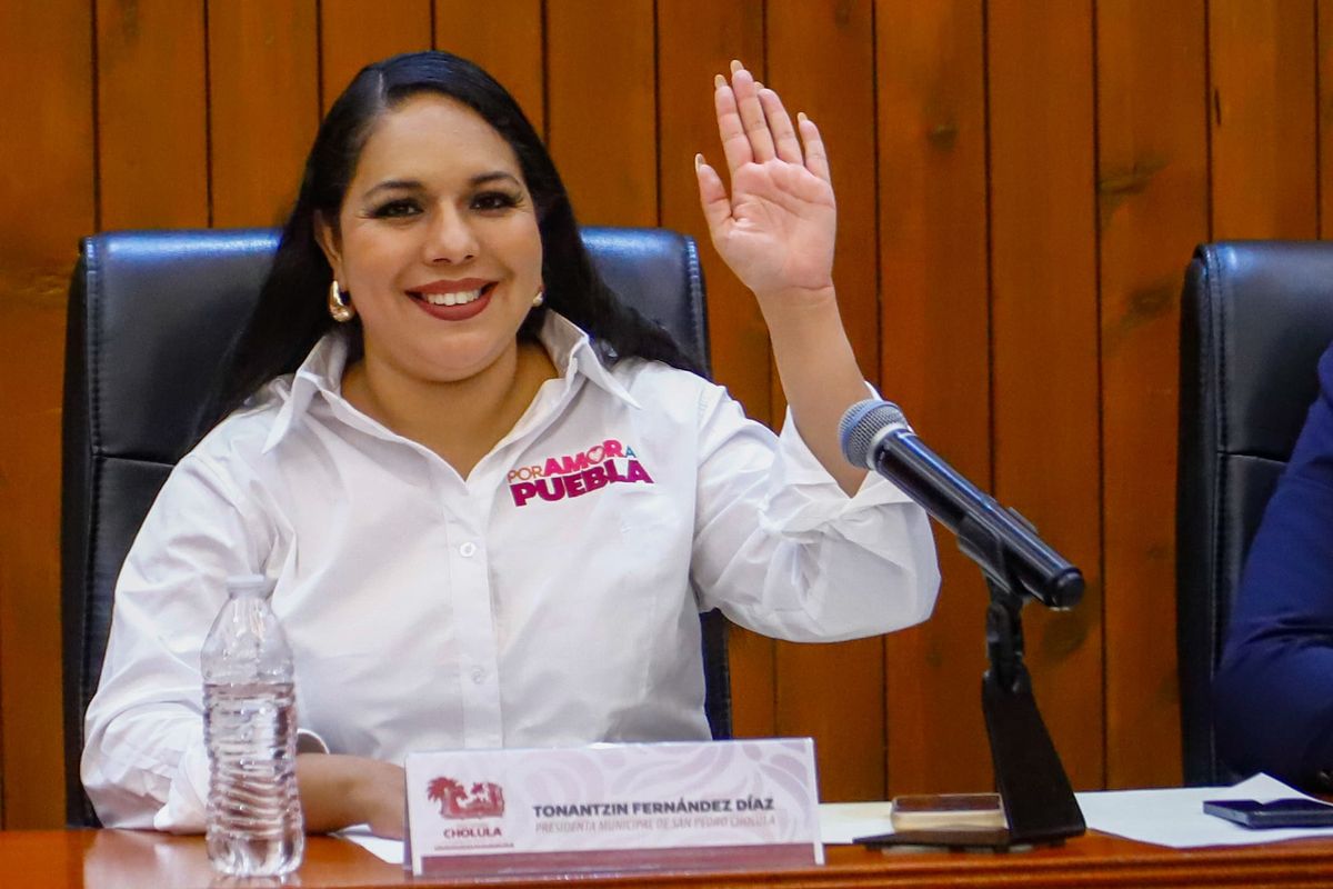 8M en San Pedro Cholula: Tonantzin Fernández reafirma lucha por la dignidad y seguridad de las mujeres