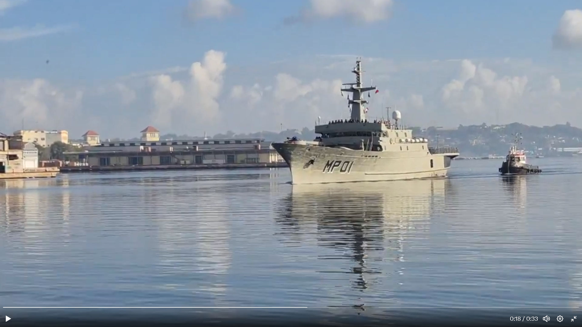 Buques de la Armada de México llevan tercer cargamento de ayuda humanitaria a Cuba