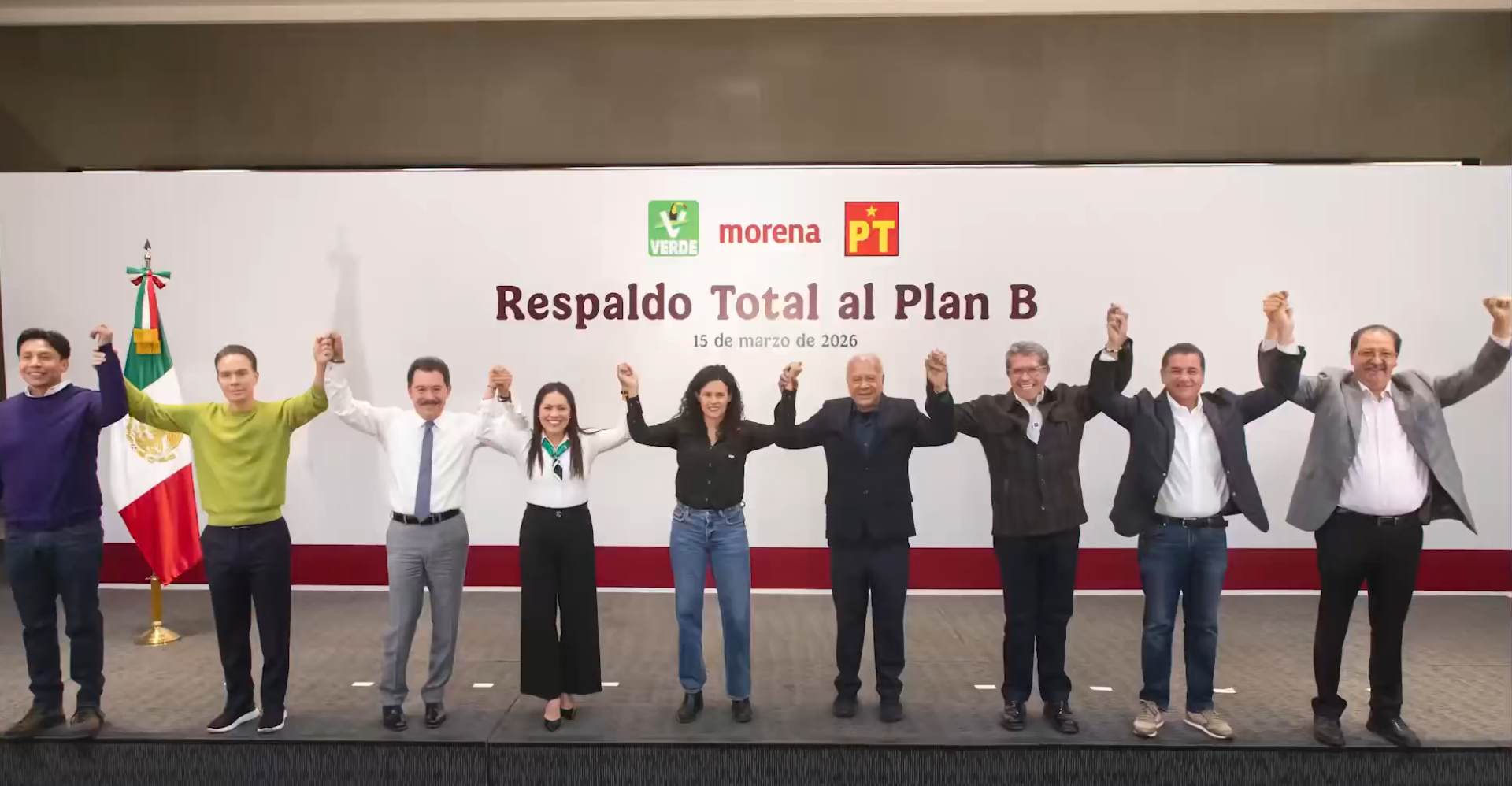 Morena, PT y PVEM respaldan el “Plan B” de reforma electoral propuesto por Sheinbaum