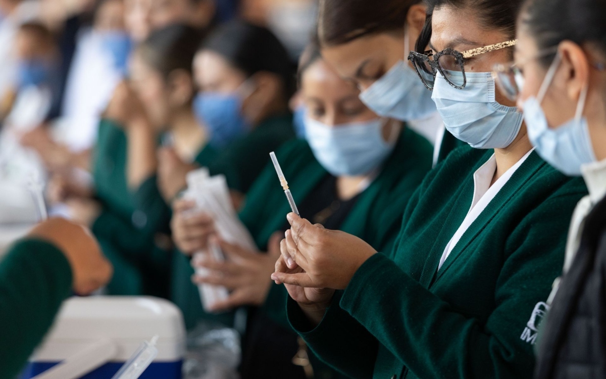 Vacunación récord contra el sarampión: 9 millones de dosis en 21 días; Puebla es prioridad