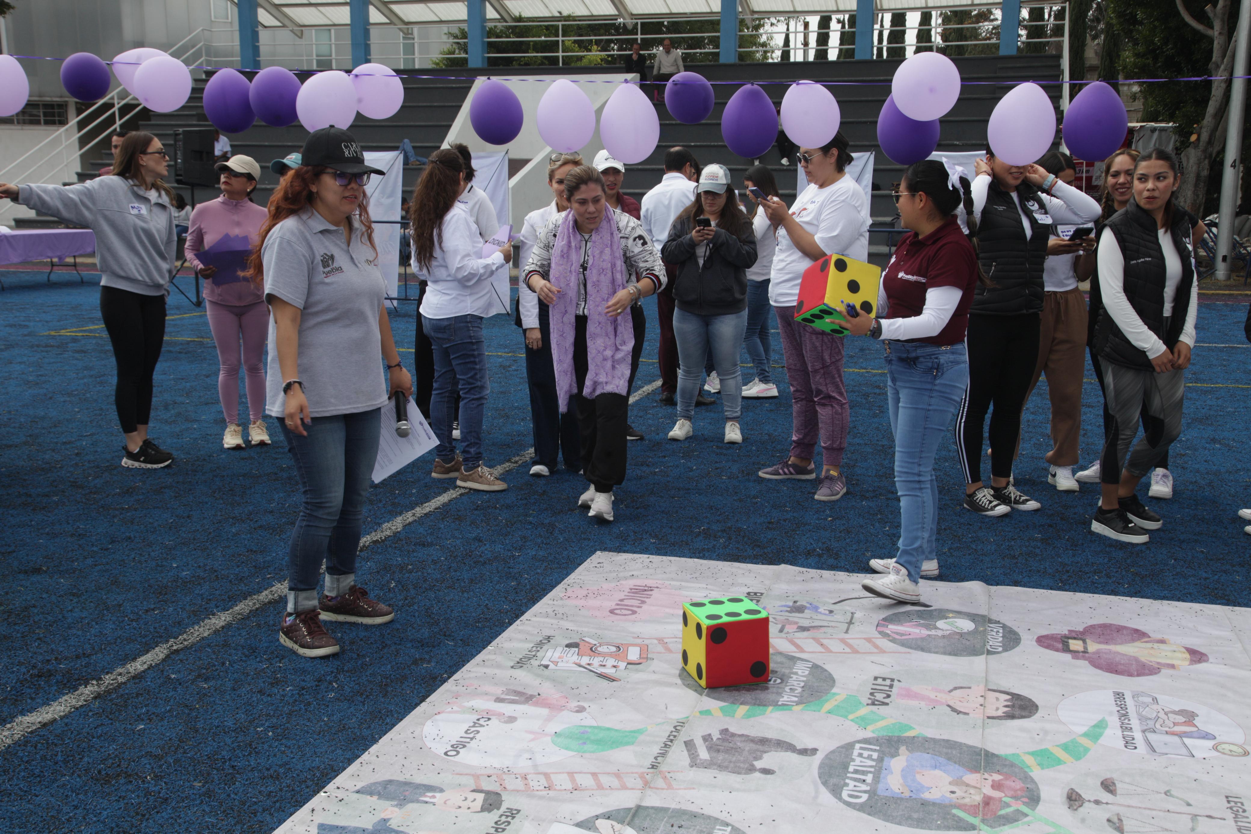 Ayuntamiento de Puebla realiza rally por el 8M para promover reflexión e igualdad