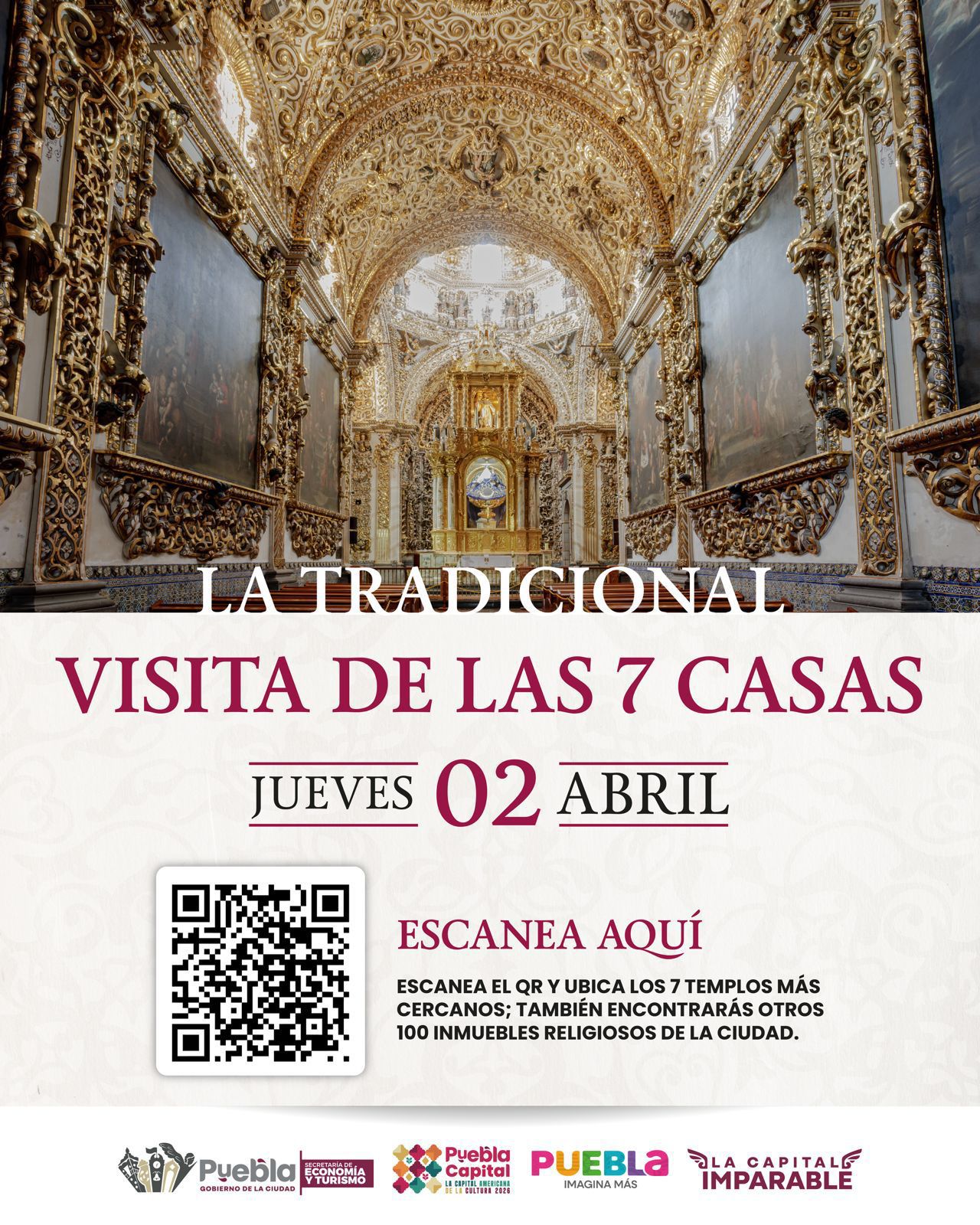 Puebla presenta cartelera turística por Semana Santa con actividades religiosas y culturales