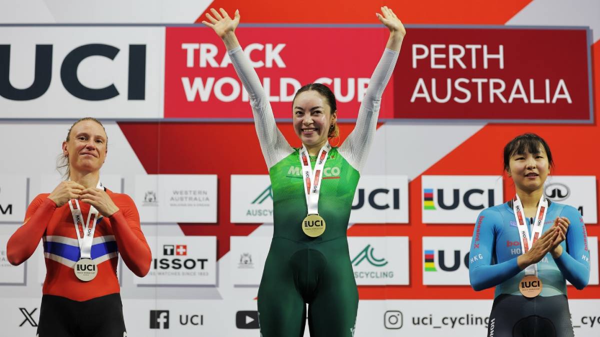 ¡Oro para México! Yareli Acevedo se corona campeona en la Copa del Mundo de Ciclismo en Australia