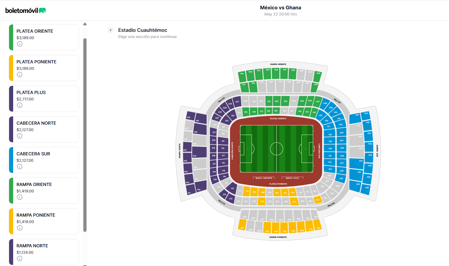 ¿Todavía hay boletos para el México vs Ghana en Puebla?