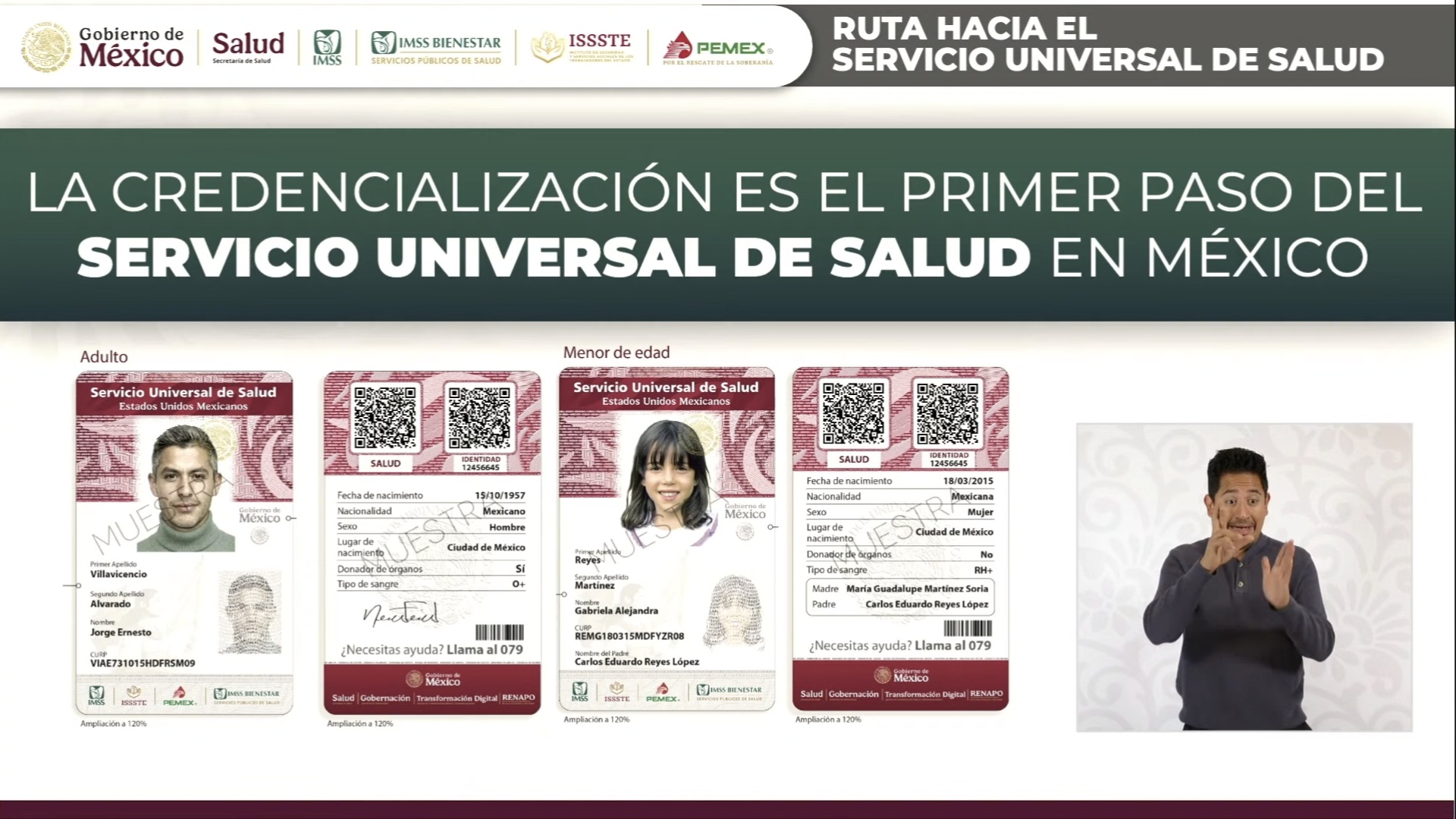 Inicia registro para la nueva Credencial del Servicio Universal de Salud
