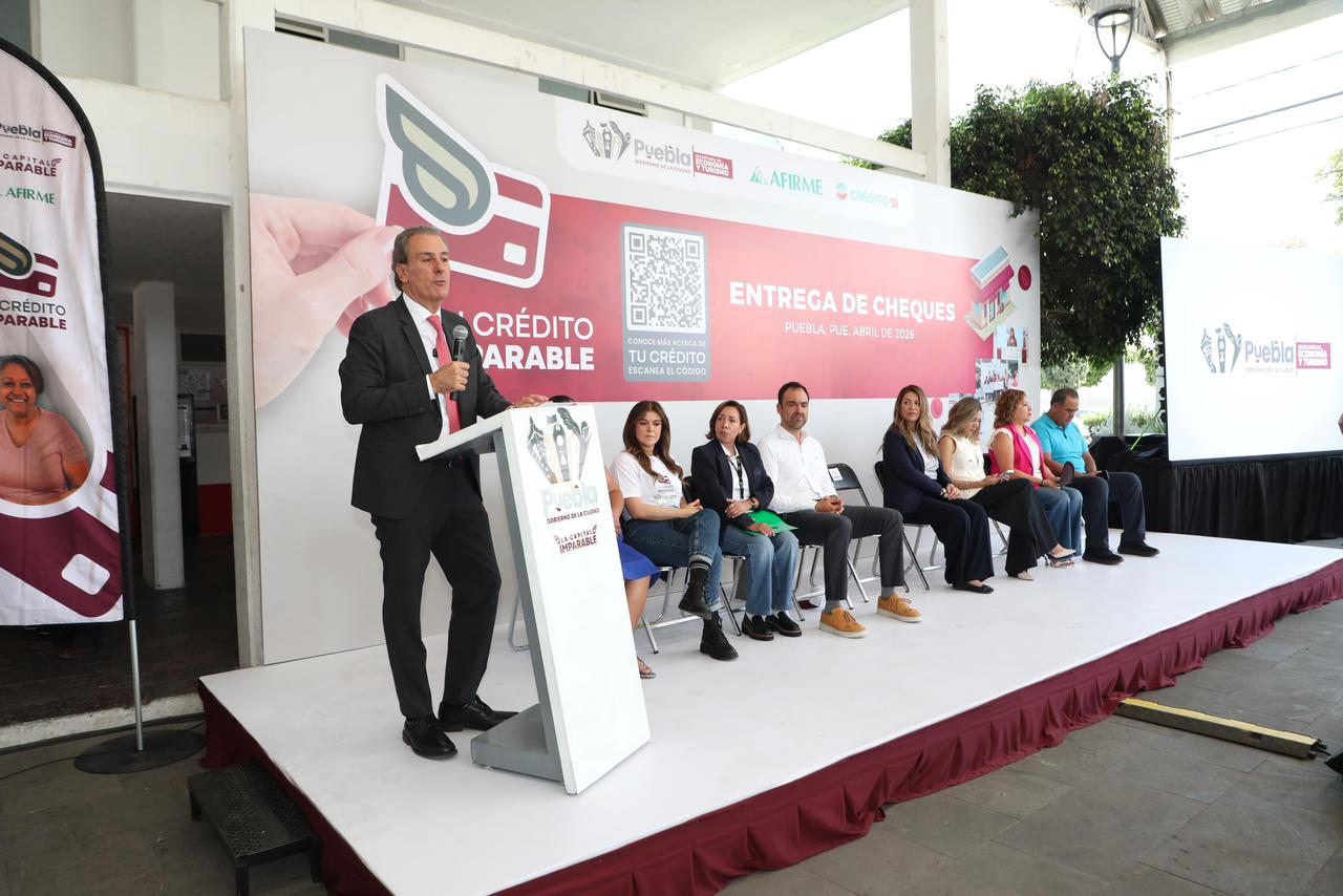 Ayuntamiento de Puebla entrega créditos a emprendedores con programa “Tu Crédito Imparable”