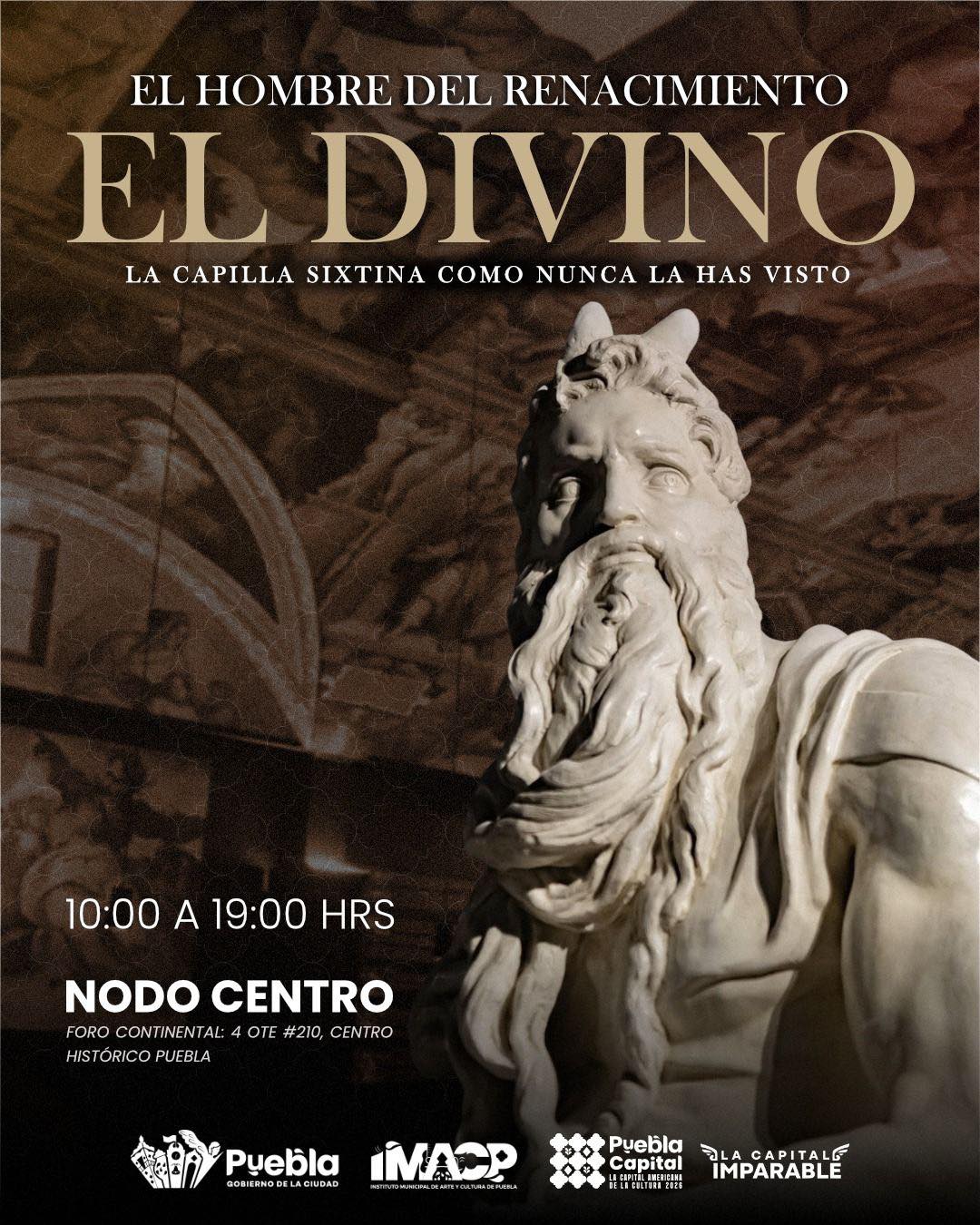Exposición de Miguel Ángel llega a Puebla con reproducciones del Renacimiento