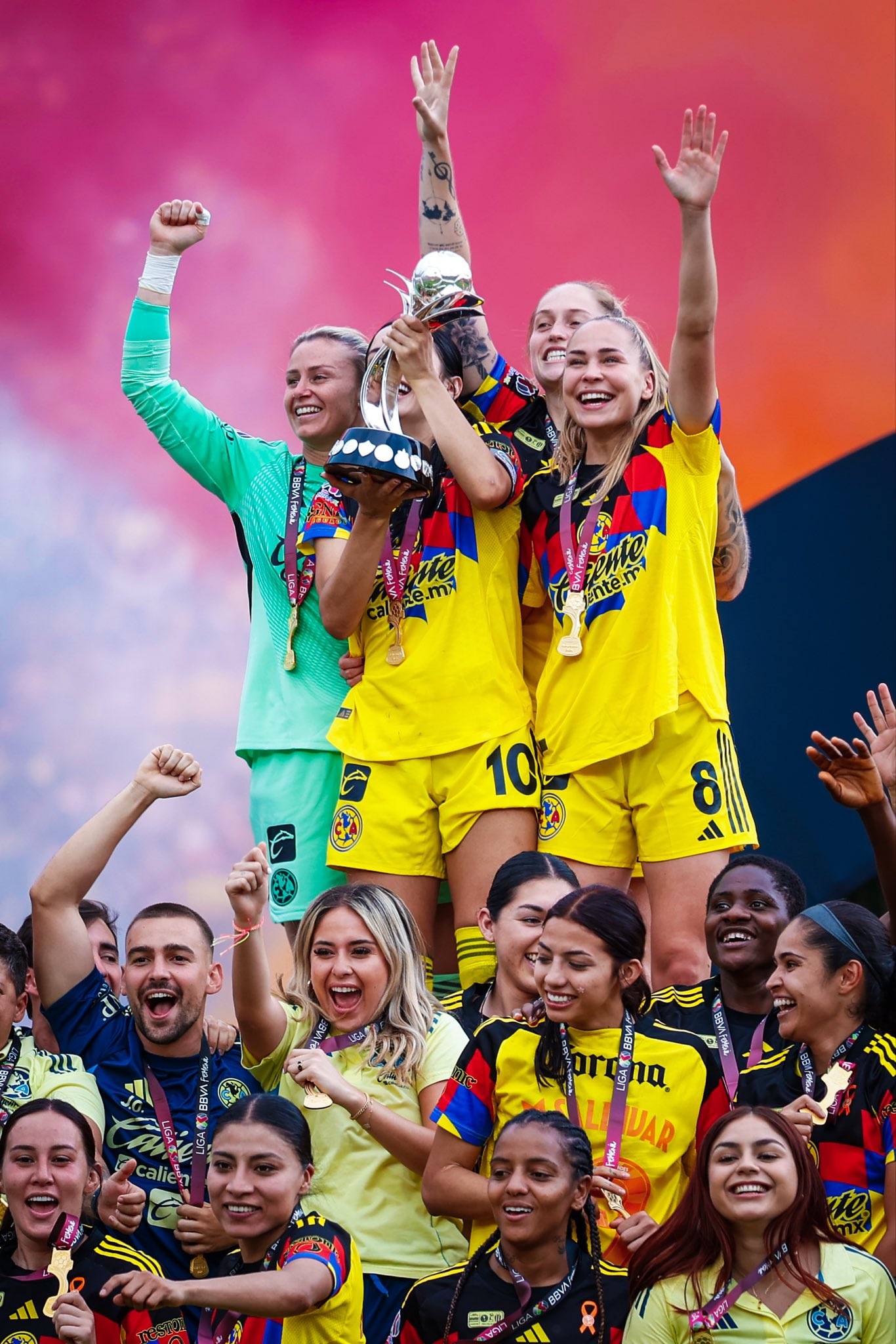 ¡América es campeón! Golea a Rayadas y borda su tercera estrella en la Liga MX Femenil