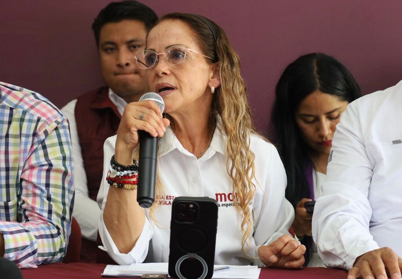 Olga Romero descarta cambios en la dirigencia de Morena Puebla