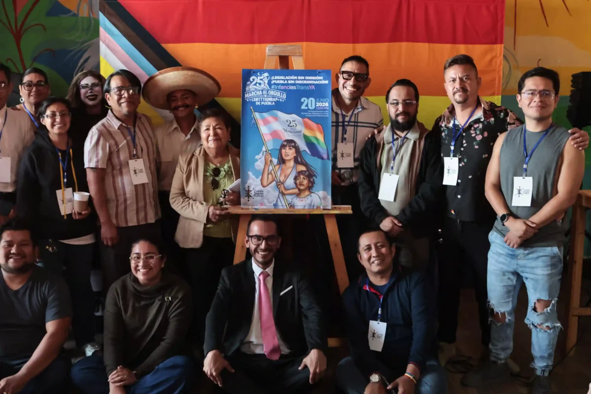Comité Orgullo Puebla anuncia la 25ª Marcha LGBT+; exigirán reconocimiento de infancias trans